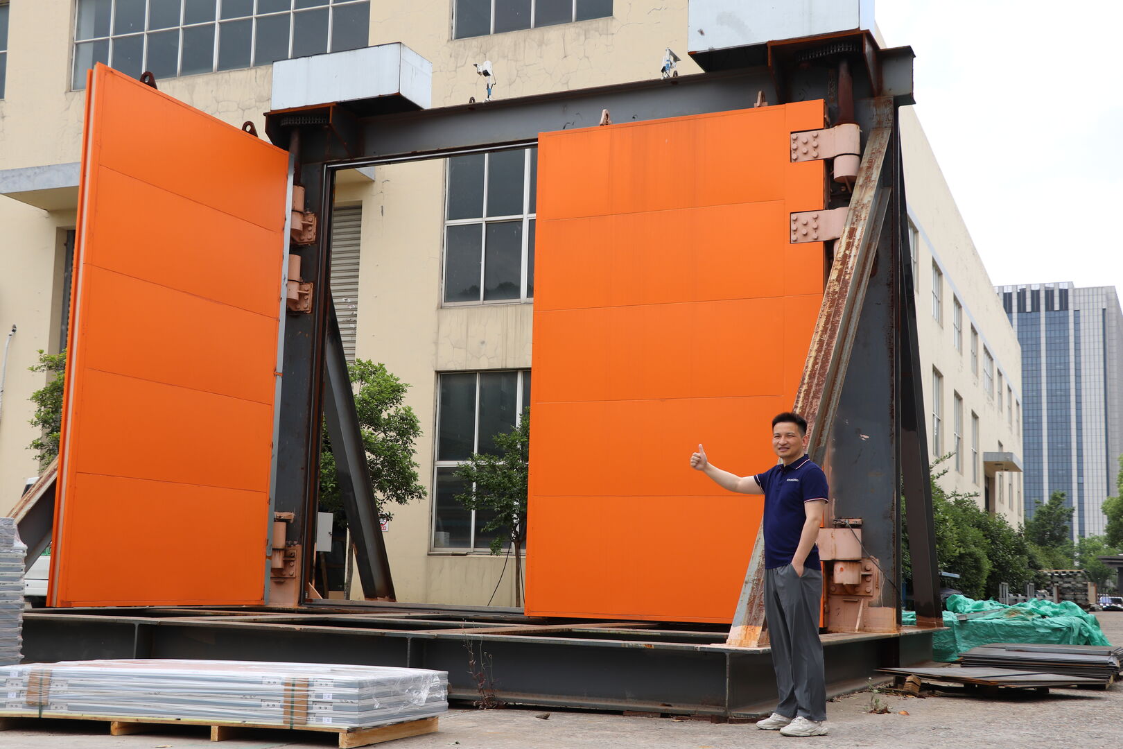Oversized Fire Door