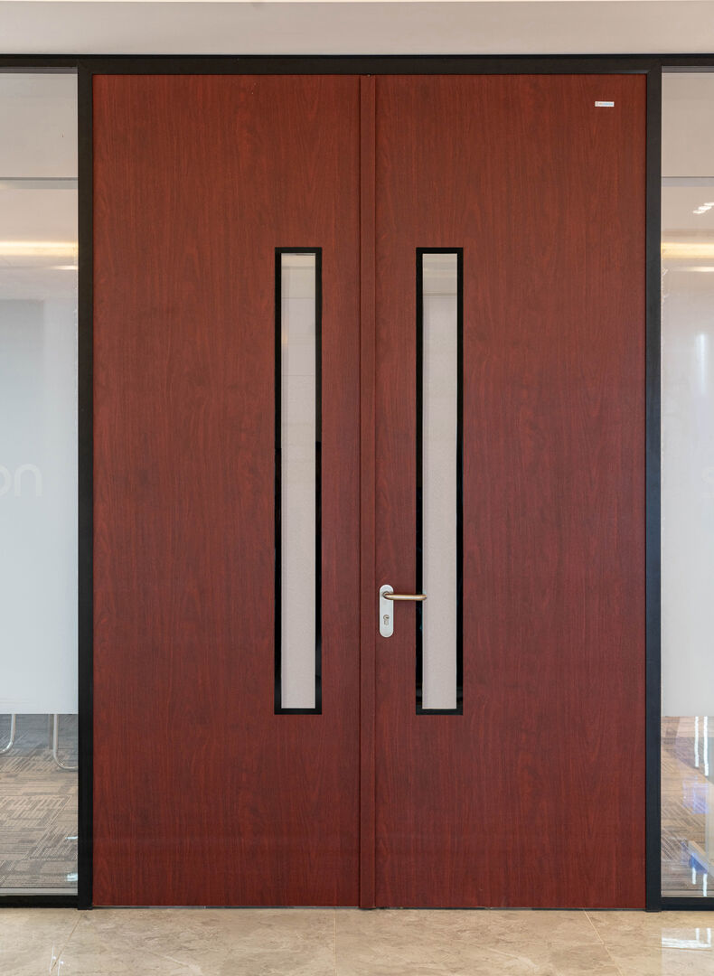 Wood Grain Fire Door
